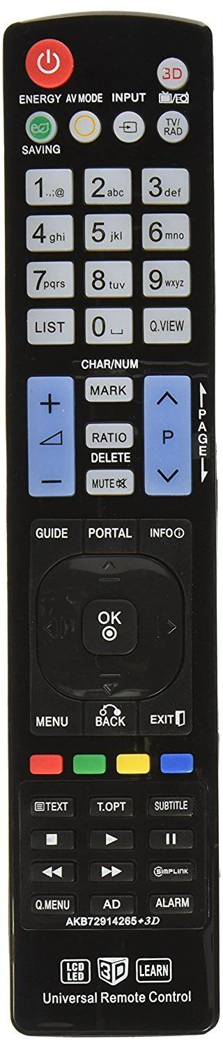 LG Universal Remote Control  for Most LG TVs  Replaced AKB72914265