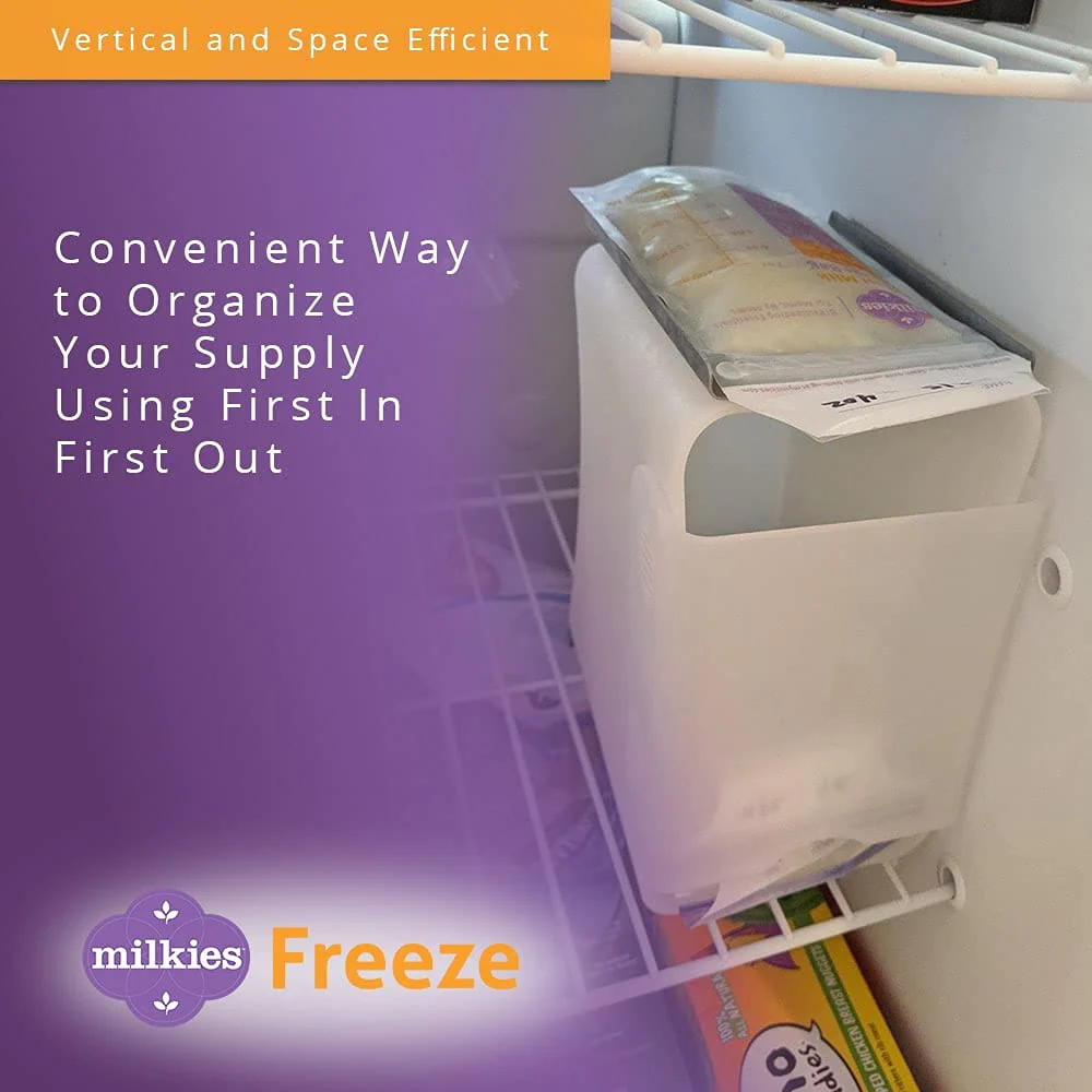 Milkies Fairhaven Health Milkies Freeze Organizer for Breast Milk Storage Bags, Container Storing System for Freezing Breastmilk to Feed