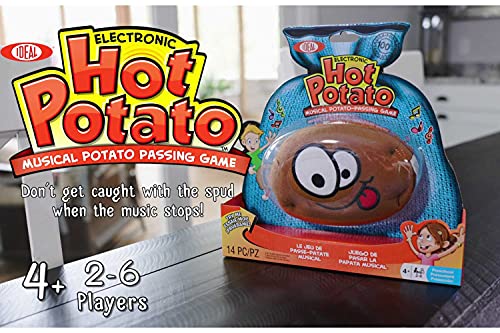 Alex Toys Ideal Hot Potato Electronic Musical Passing Kids Party Game, Don抰 Get Caught With the Spud When the Music Stops! Ages 4+, 2-6 Pl