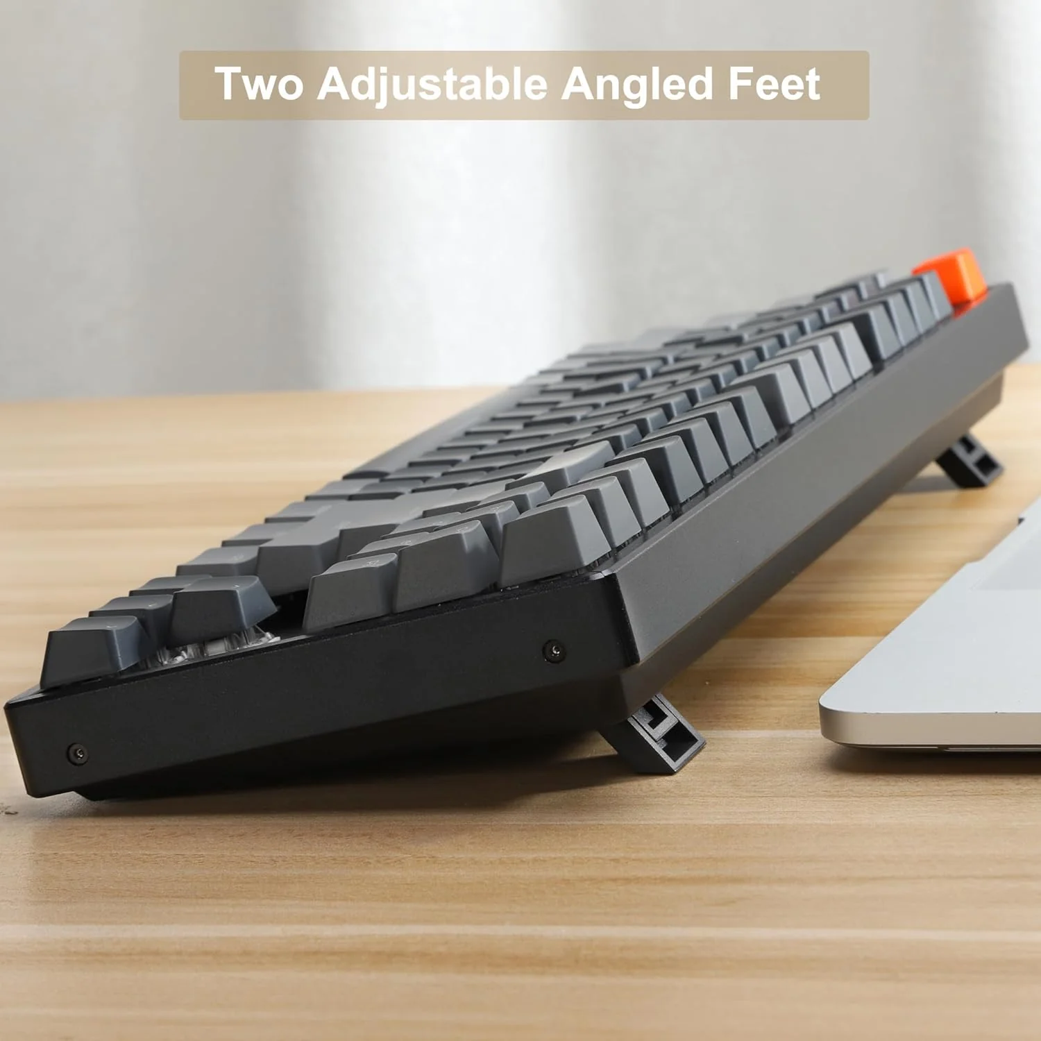 Zell Electronics Zell K8 87 Keys Wireless Mechanical Keyboard, 80% Layout Bluetooth Tkl Tenkeyless Rgb Backlight With Gateron G Pro Red Switch…