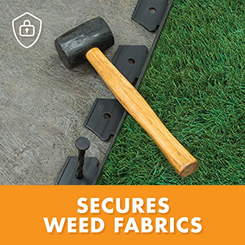 EasyFlex 3000-40C-4 No-Dig Landscape Edging Kit, 40 Foot, Black