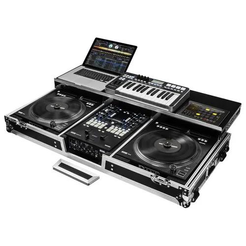 Odyssey NEW REMIXER GLIDE STYLE SERIES RANE SEVENTY-TWO AND TWELVE SYSTEM DJ COFFIN WITH WHEELS