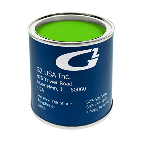 G2 High Temperature High Gloss Self Leveling Brush On Lime Green Brake Caliper Paint System Kit