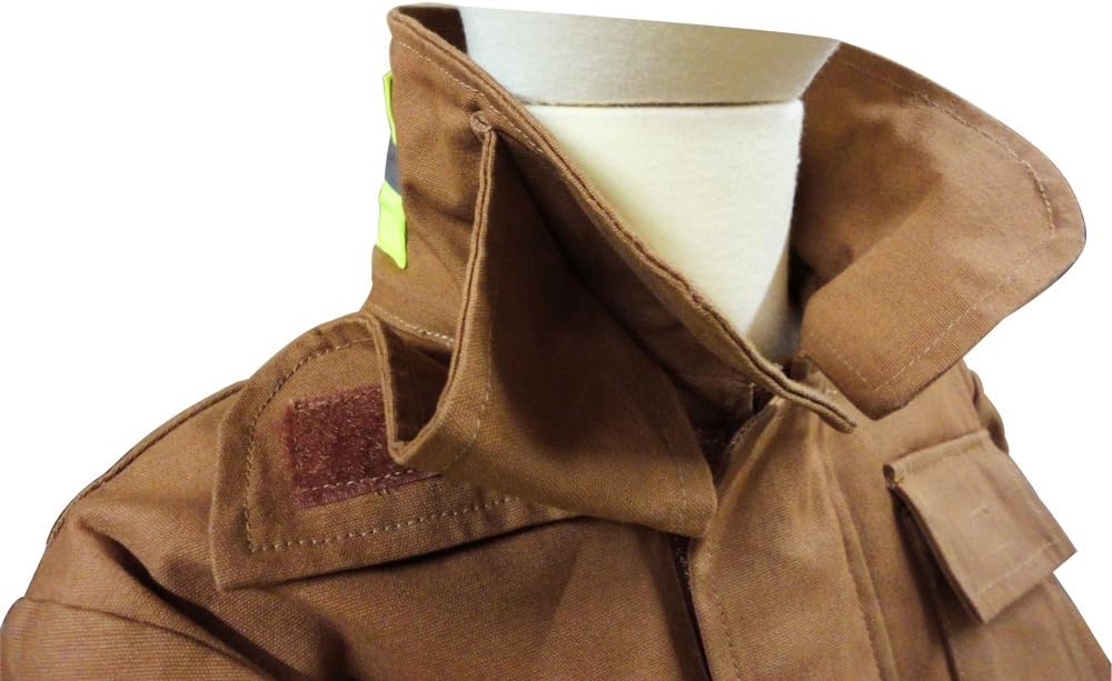 Aeromax Jr. Fire Fighter Bunker Gear, Tan, Size 2/3
