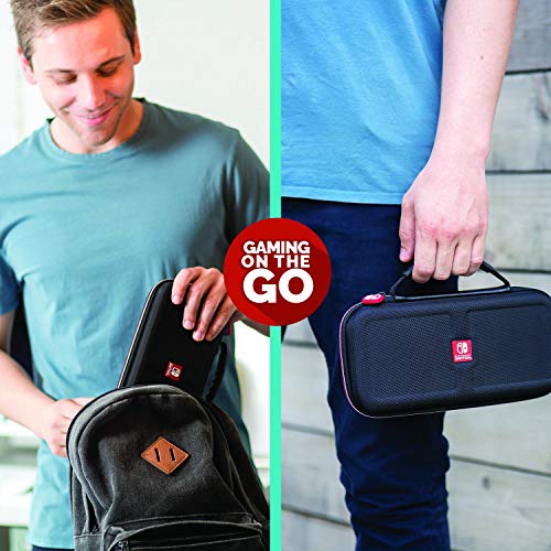 Game Traveler Nintendo Switch Case - Switch Case for OLED, Switch and Switch Lite, Adjustable Viewing Stand &a; Game Case Storage