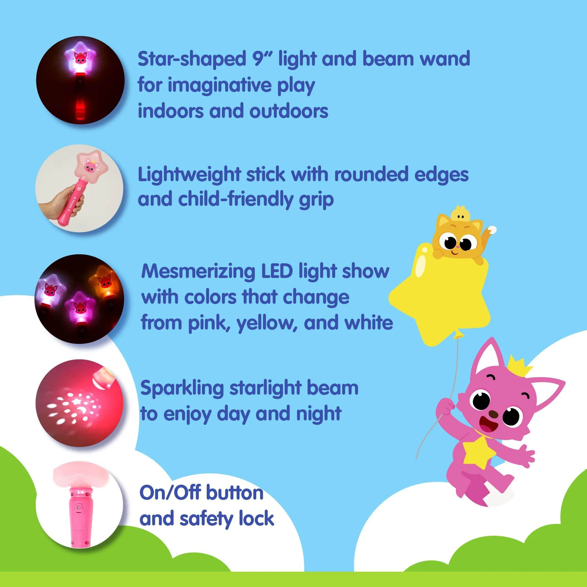 pinkfong starlight wand, 9