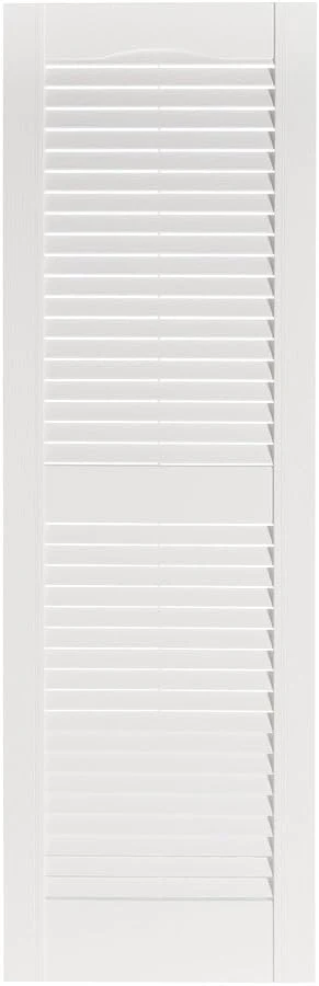 Perfect Shutters, Inc. Perfect Shutters Premier Louver Exterior Decorative Shutter, 15