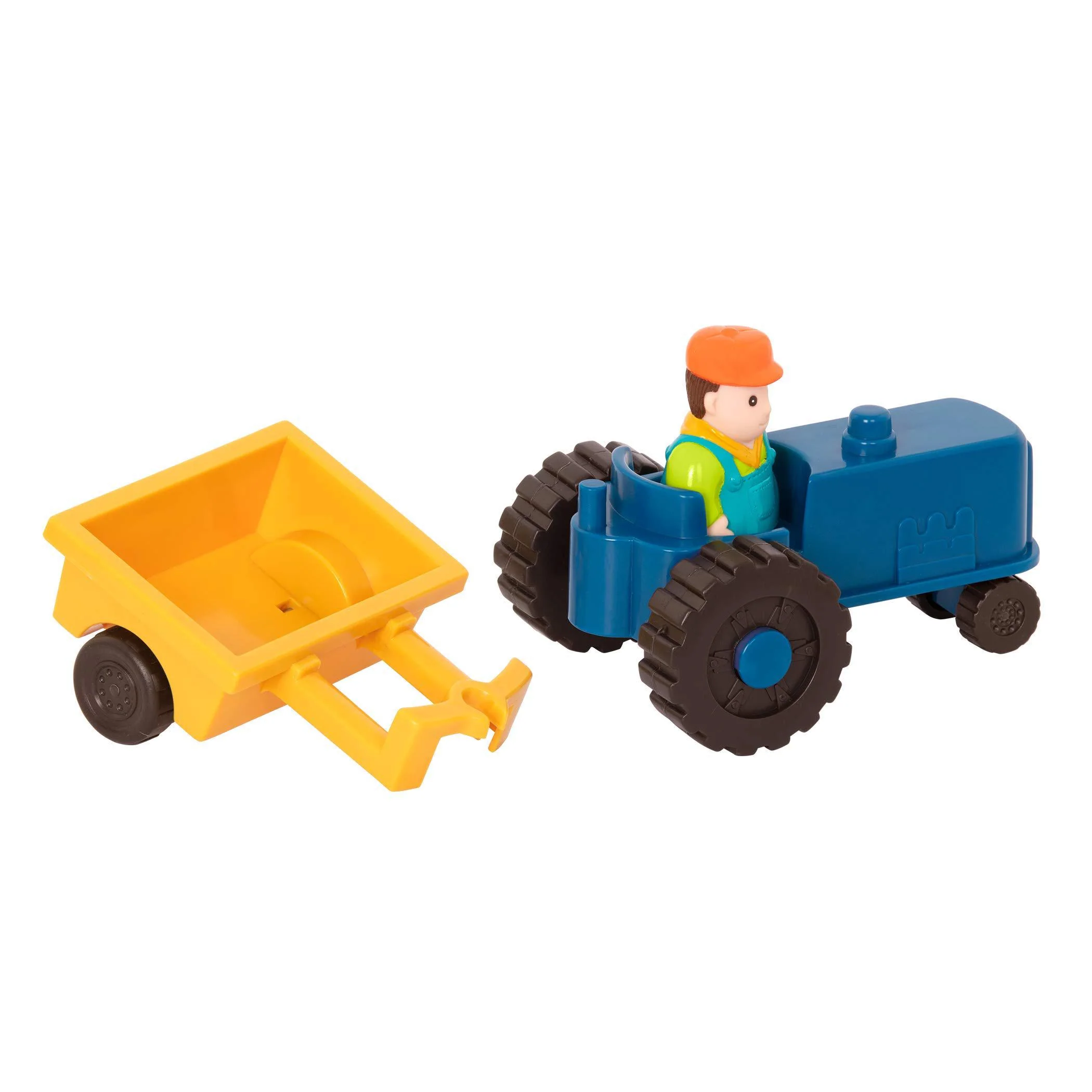 battat - farm animals play set - 25 farm toys for toddlers - animals, fences, farmers, tractor, trailer &a; more - little farme