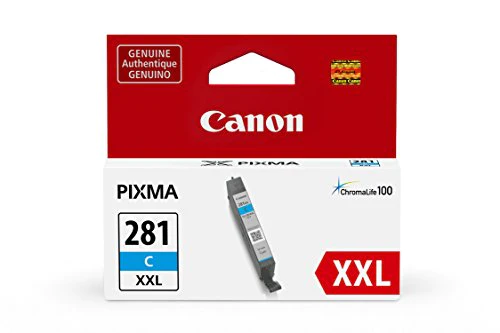 Canon 1980C001 (CLI-281XXL) ChromaLife100 Ink, Cyan