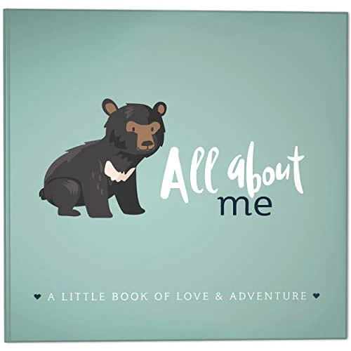 RubyRoo Baby First Year Baby Memory Book + Baby Journal. Baby Shower Gift. Keepsake for New Parents to Record Photos +