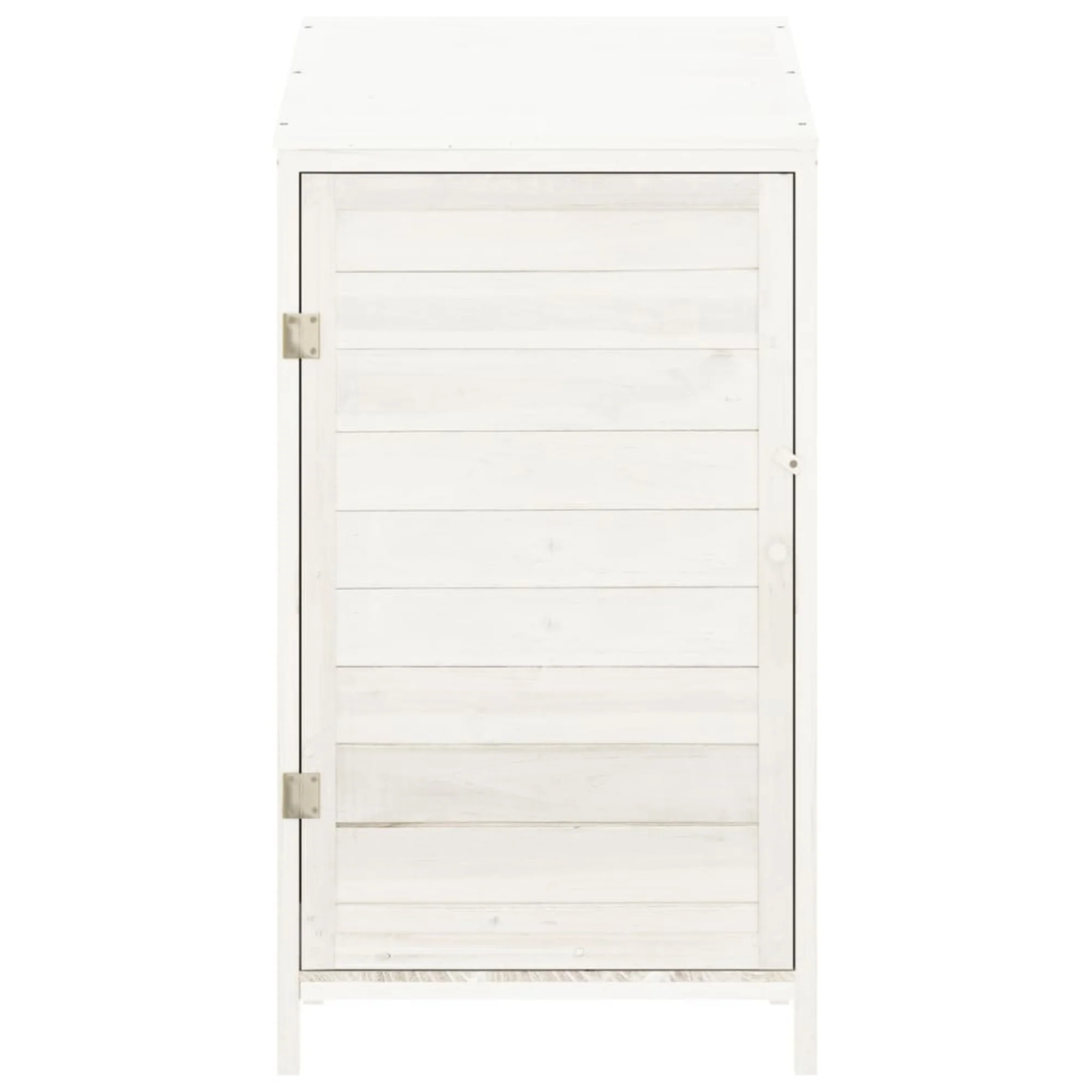 vidaXL Garden Shed White 21.7