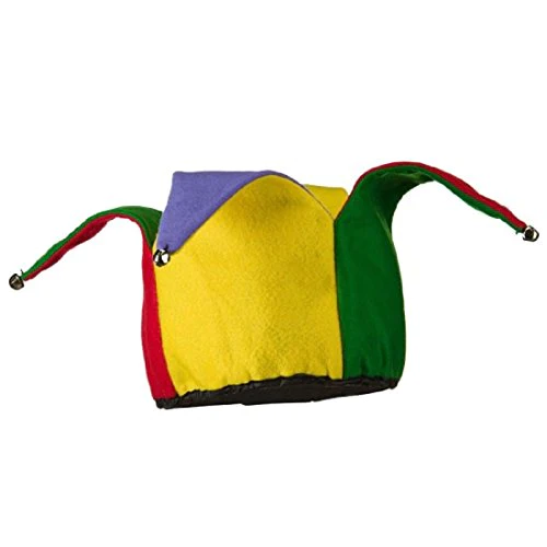 Jacobson Hat Company Colorful Felt Jester Hat,Multi-Colored,One Size