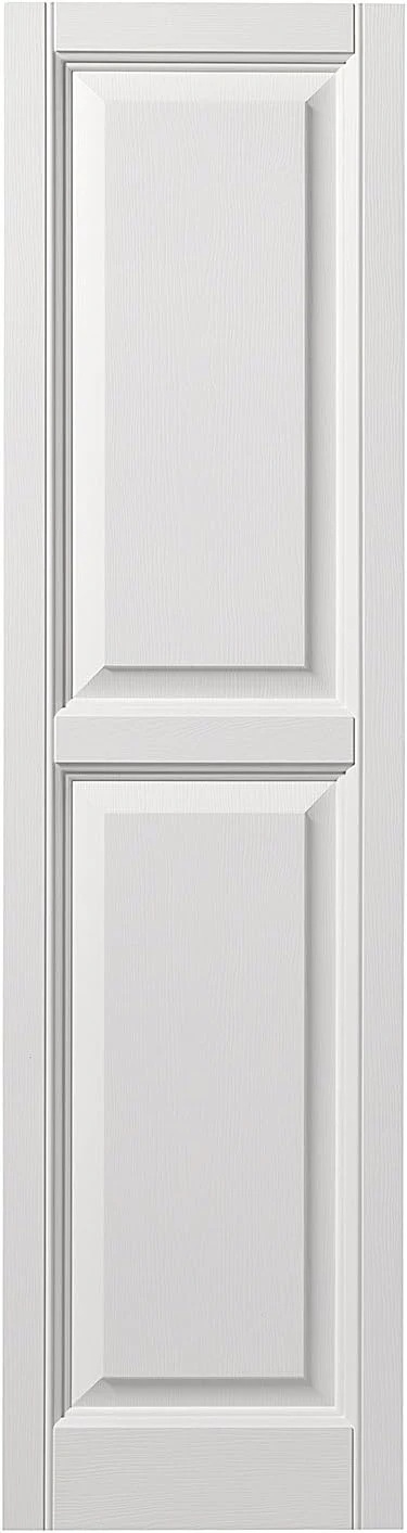 PlyGem Shutters and Accents Ply Gem Shutters and Accents VINRP1555 95 Raised Panel Shutter, 15