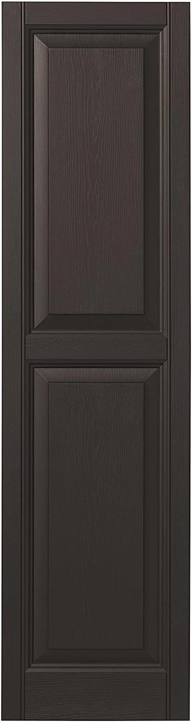 PlyGem Shutters and Accents Ply Gem Shutters and Accents VINRP1559 16 Raised Panel Shutter, 15