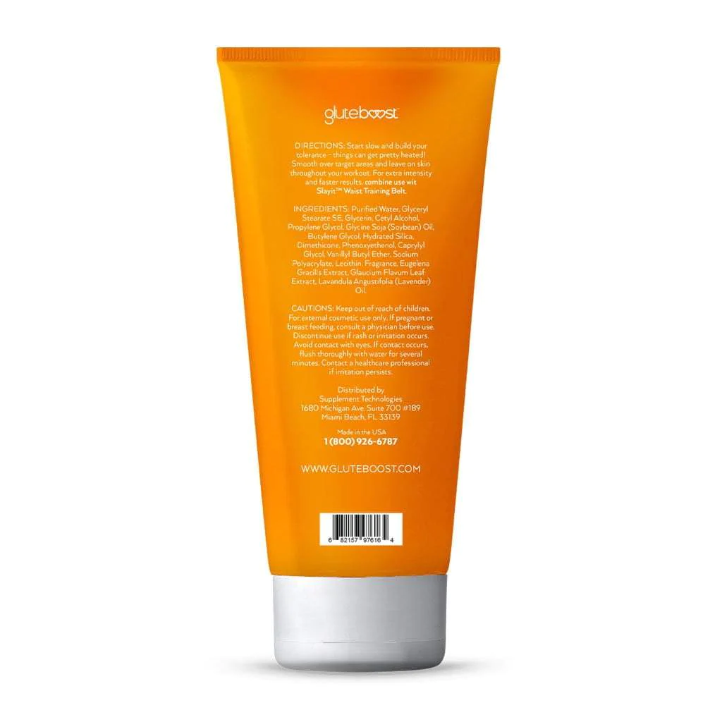 Gluteboost SlayIt Thermogenic Skin Tightening Cream – Stomach Tightening for Men and Women