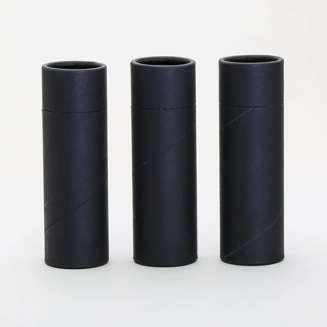 KJ\&s;s Krafts 3 OZ Black Kraft Paperboard Deodorant/Cosmetic/Lotion/Lip Balm Tubes (50)