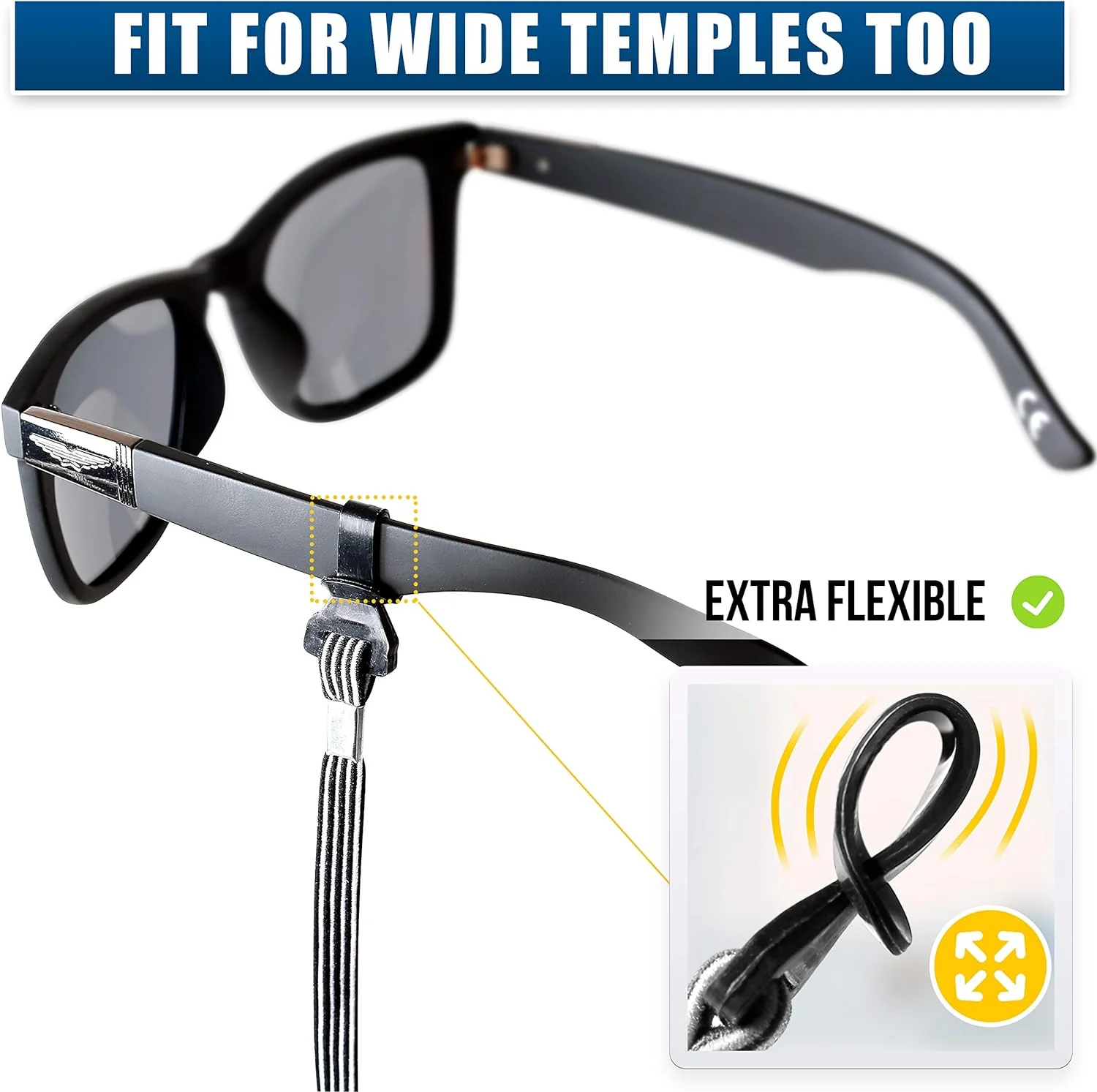 Generic Eye Glasses String Holder Straps - Sports Sunglasses Strap for Men Women - Eyeglass Holders Around Neck - Glasses Retainer Cord