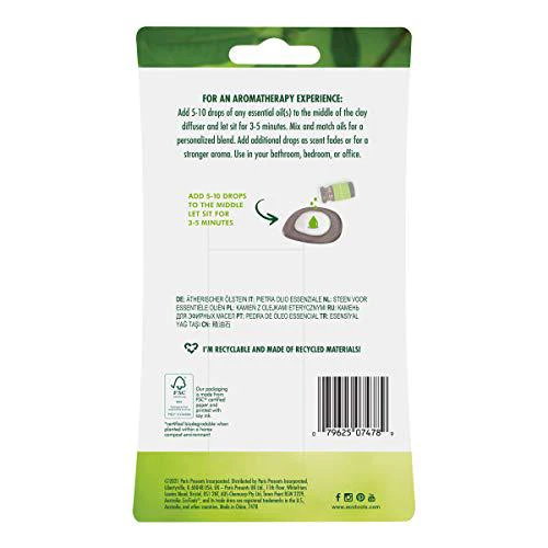 ecotools mini clay essential oil diffuser for home aromatherapy and blending