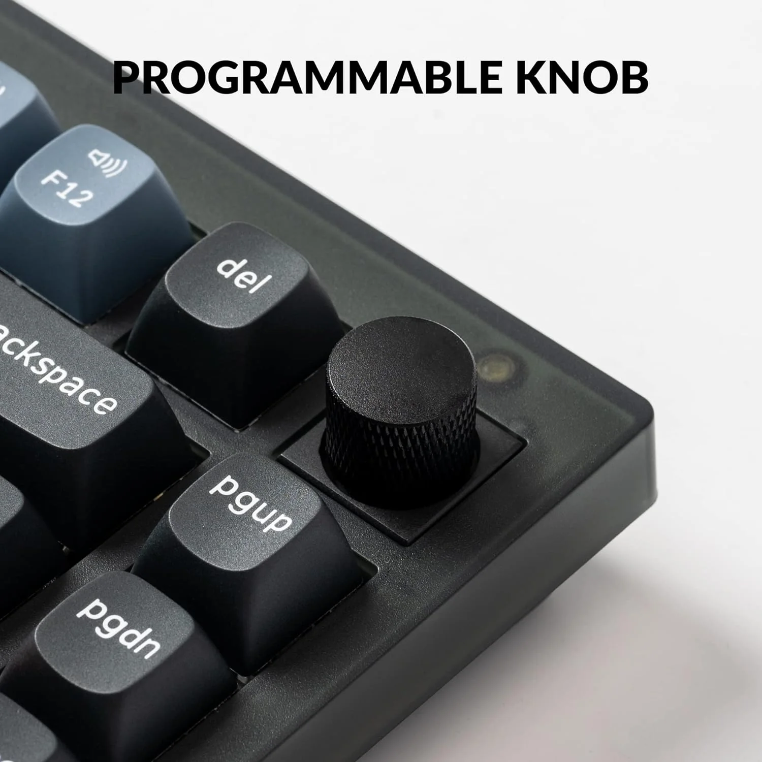 Zell Electronics Zell V1 Wired Custom Mechanical Keyboard Knob Version, 75% Layout Qmk/Via Programmable With Hot-Swappable K Pro Red Switch Co…