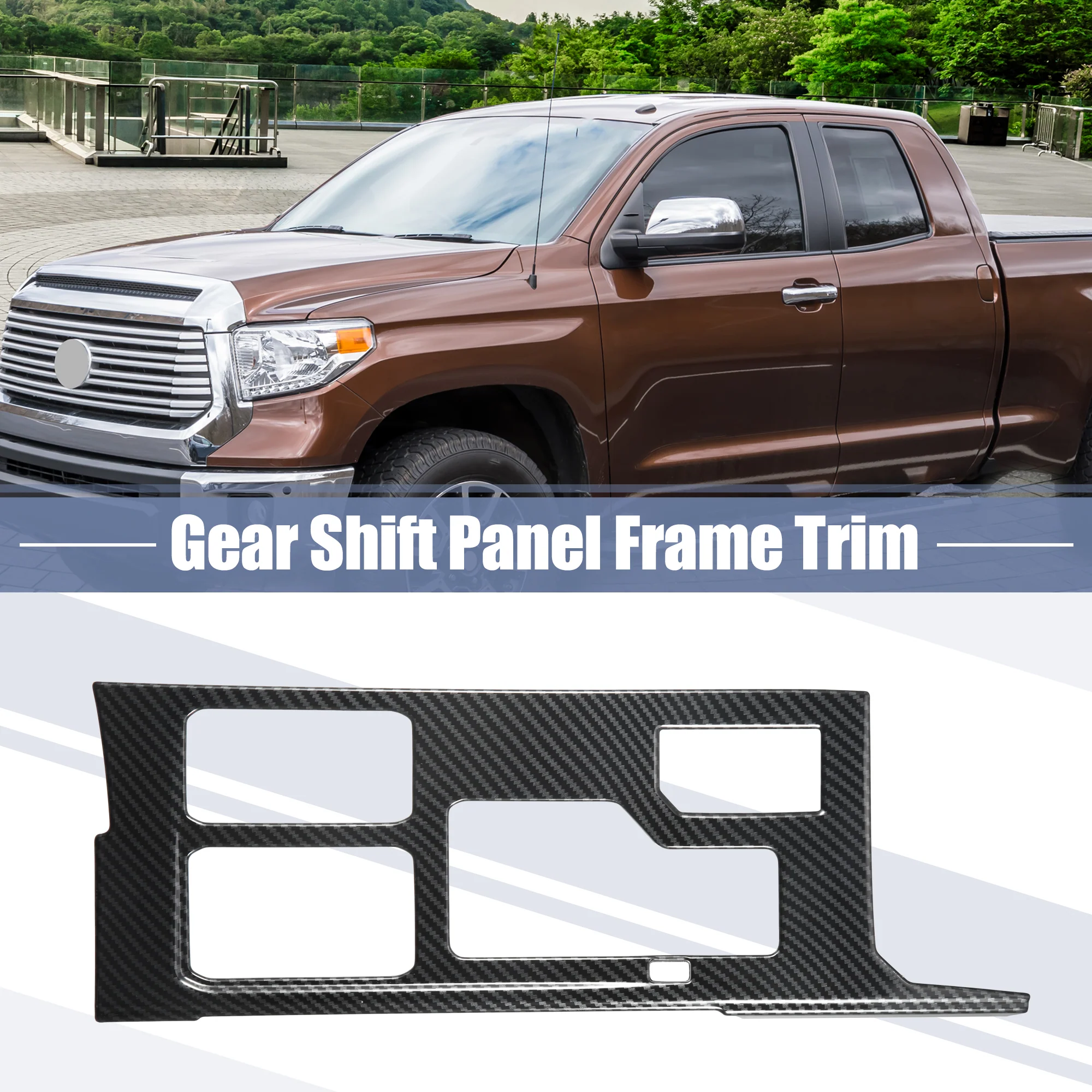 Unique Bargains Center Console Gear Shift Panel Trim Armrest Box for Toyota Tundra 4WD 2022
