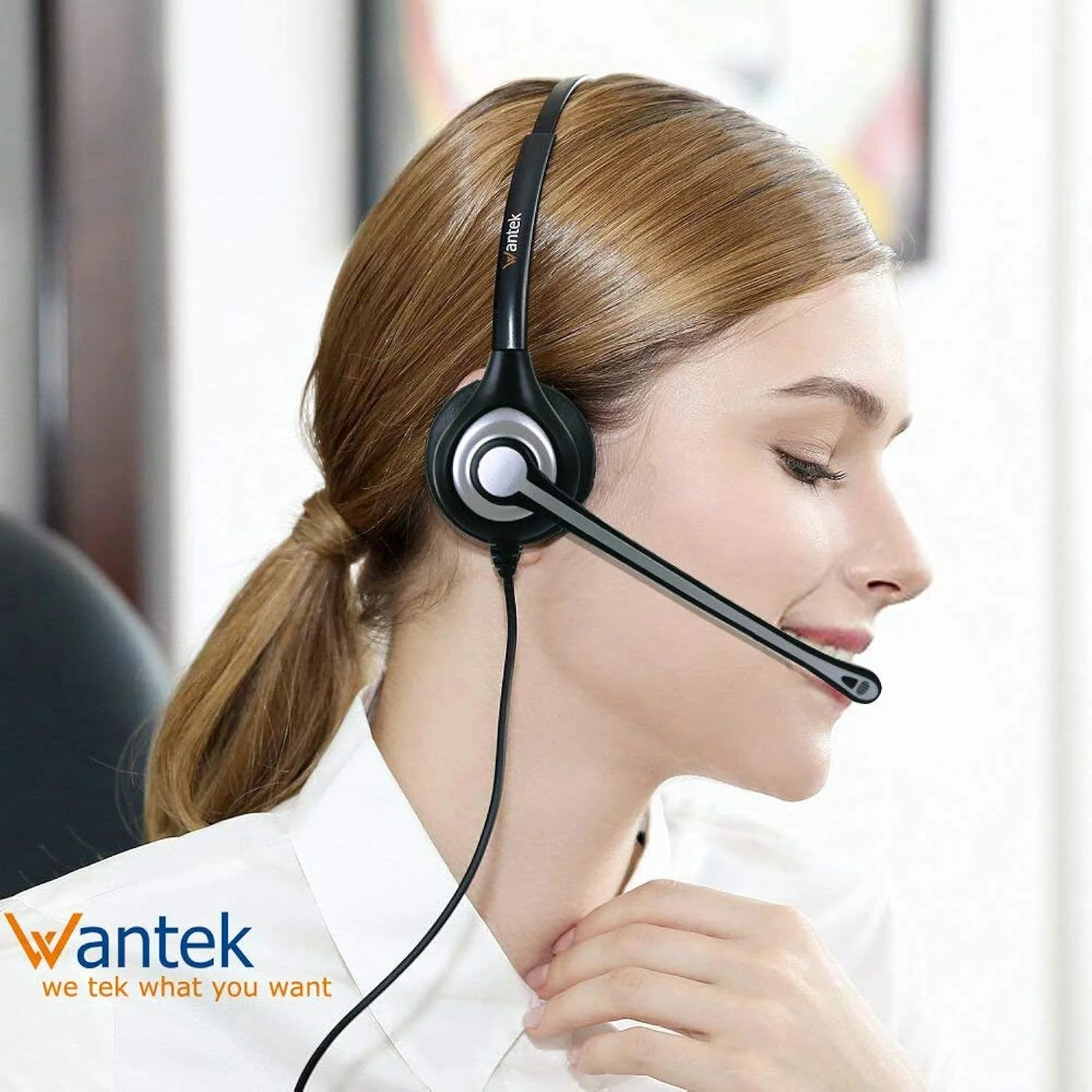 Zell Electronics Zell 3.5Mm Cell Phone Headset With Microphone Noise Cancelling, Business Computer Headphones For Iphone Samsung Laptop Pc Tab…