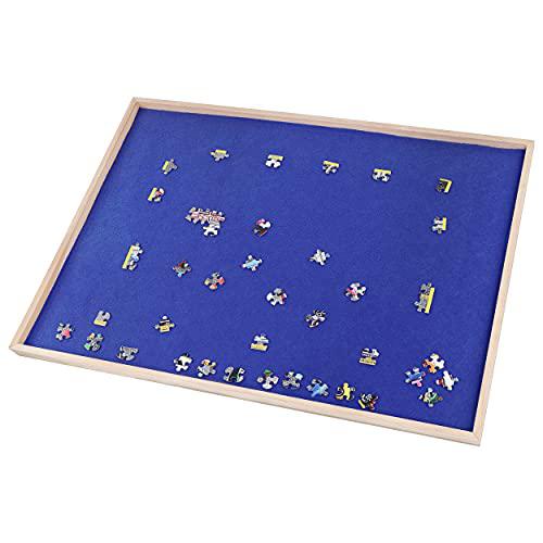 jigitz jigsaw puzzle table puzzle board - puzzle accessories portable storage board tray, lightweight pieces holder