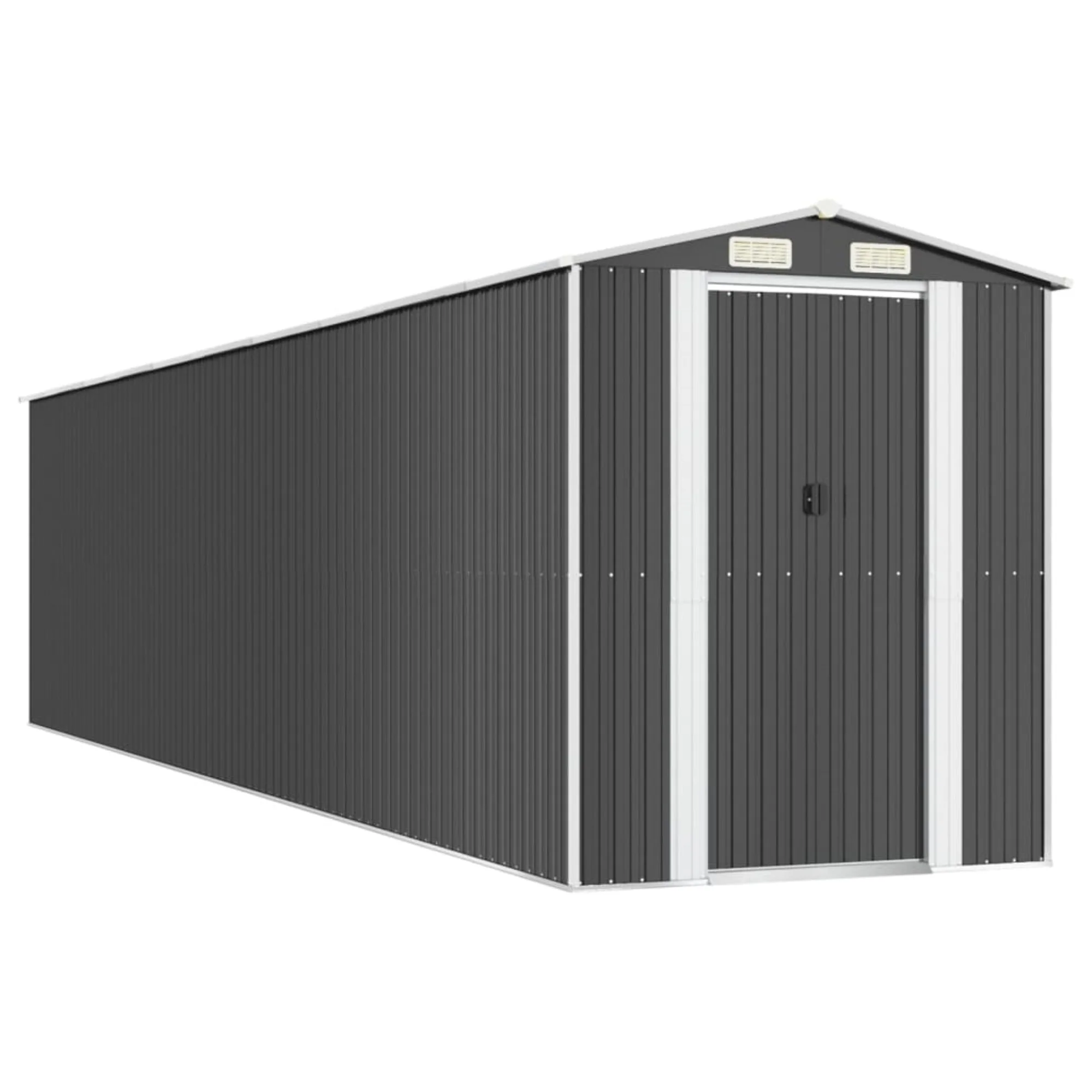 vidaXL Garden Shed Anthracite 75.6