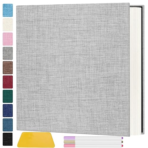 Zesthouse Zesthouse Photo Album Self Adhesive Pages, 60 Pages Magnetic Scrapbook Albums with Sticky Page, Photos Album Holds 8x10 &a; 5X7 &a;