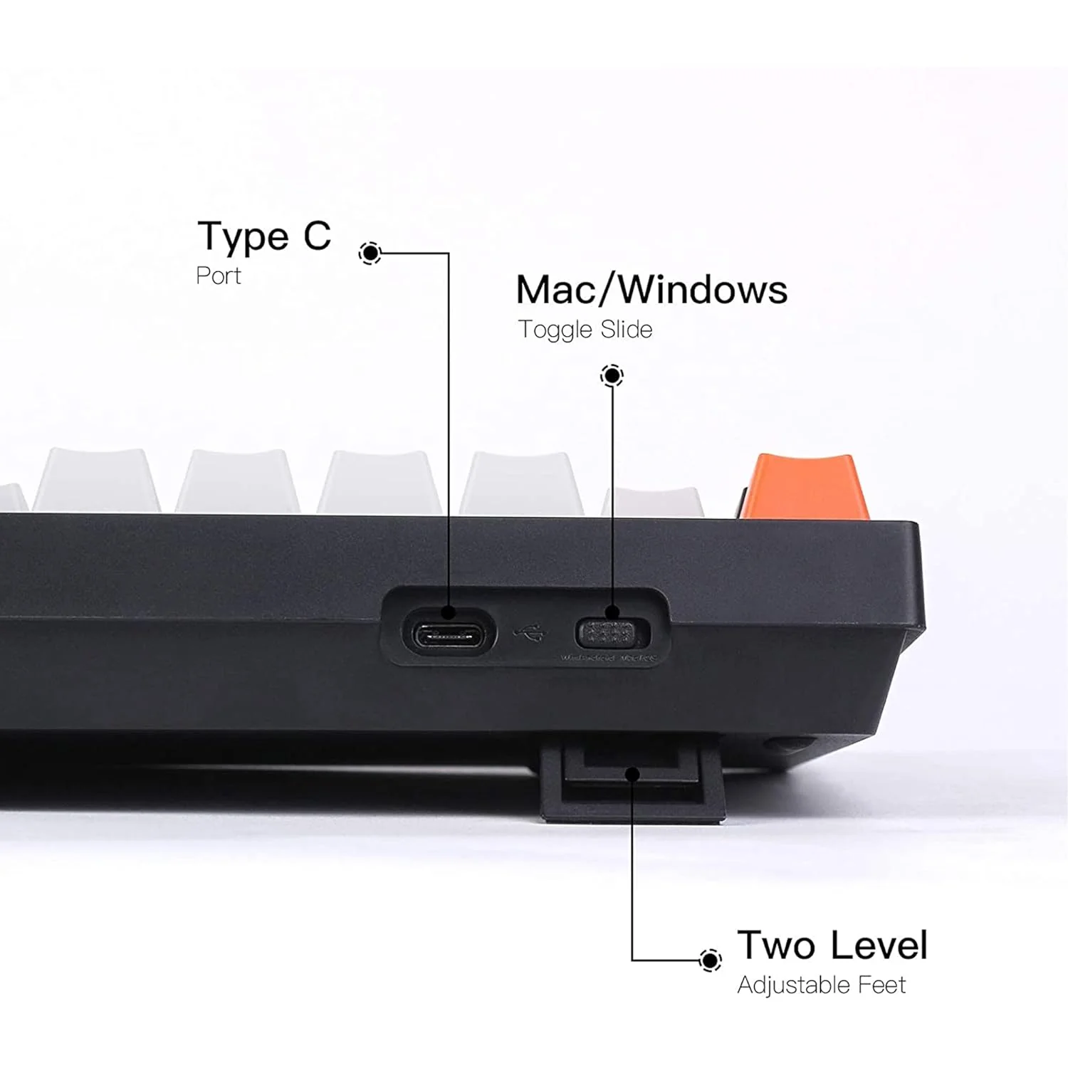 Zell Electronics Zell C1 87 Keys Wired Mechanical Keyboard For Mac Windows, 80% Layout Tenkeyless Gateron G Pro Red Switch White Led Backlit D…