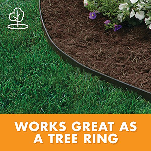 EasyFlex 3000-40C-4 No-Dig Landscape Edging Kit, 40 Foot, Black