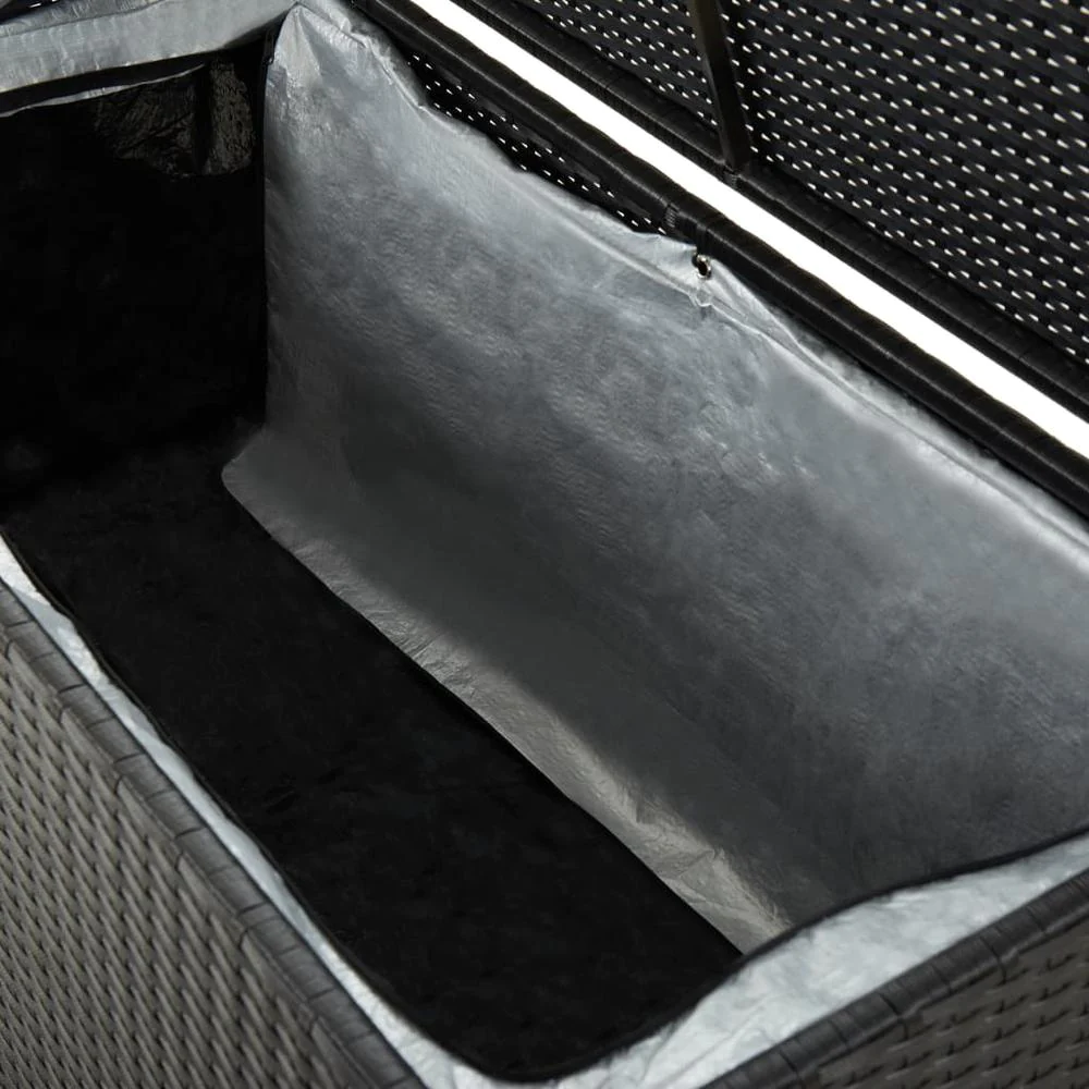 vidaXL Garden Storage Box Poly Rattan 39.3