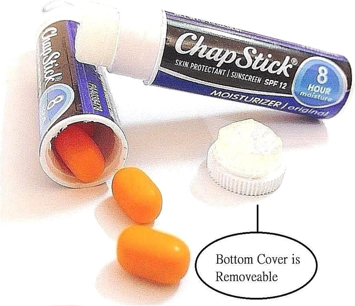 JC Universal Chap Stick Secret Diversion Safe Stash Can /Pill Box Hidden Hiding Compartment In Blue