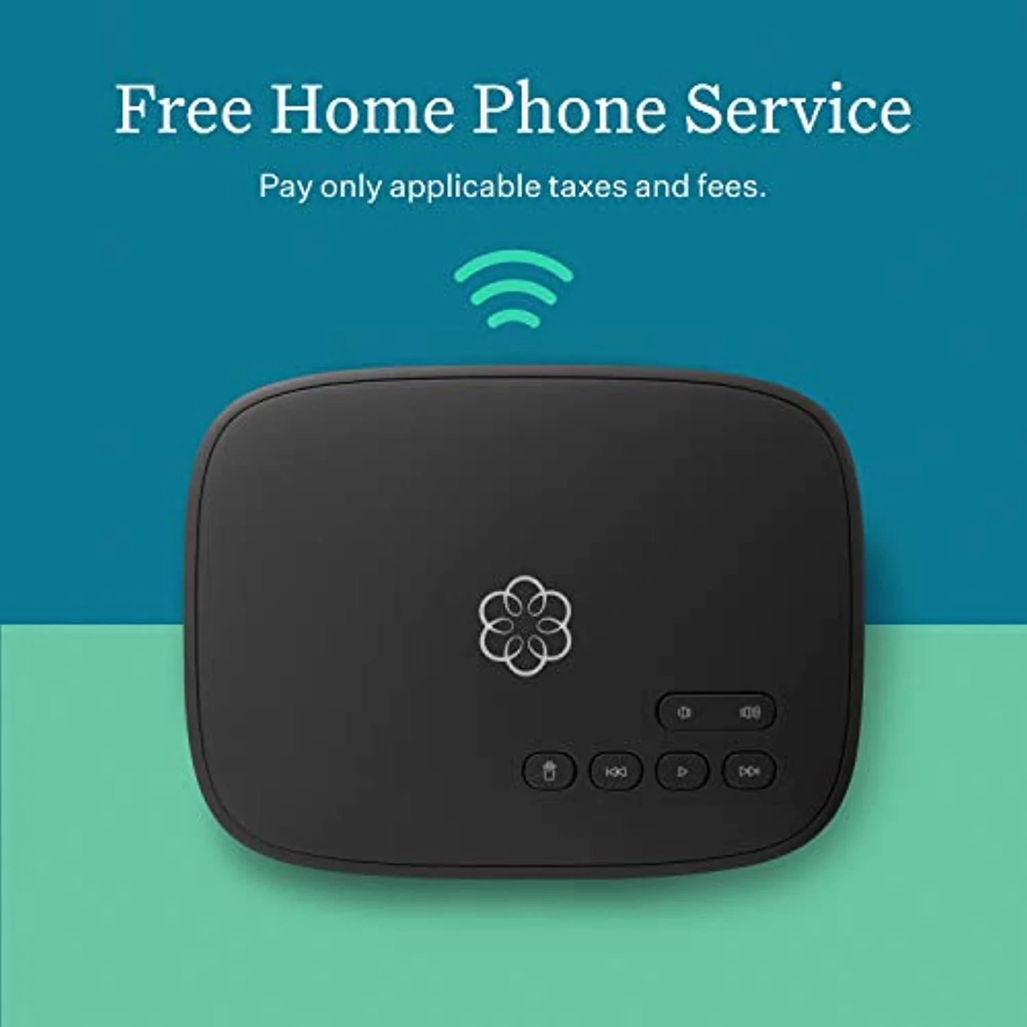 ooma telo air 2 voip free home phone service with wireless and bluetooth connectivity. affordable internet-based landline rep