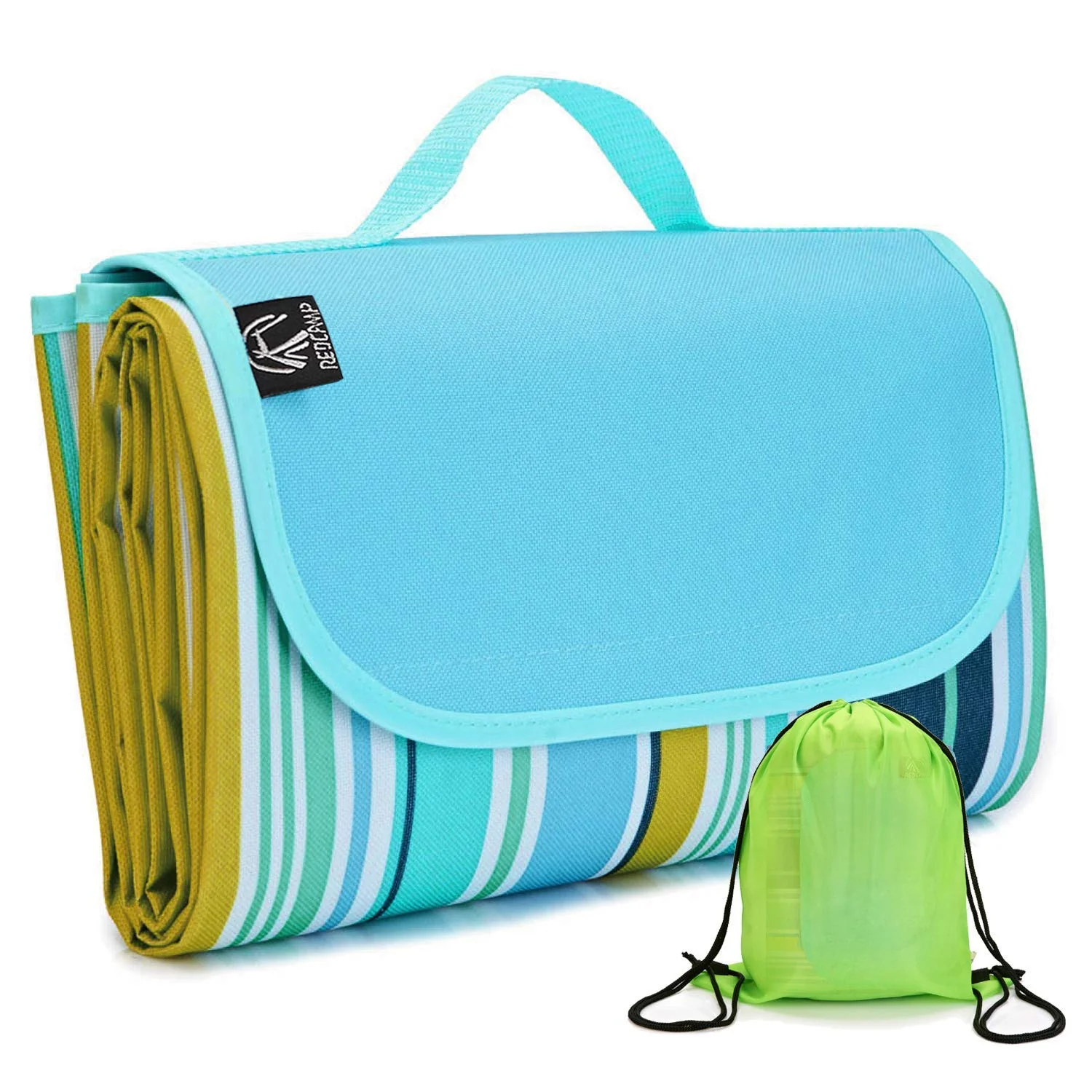 REDCAMP Extra Large Picnic Blanket Waterproof Sandproof, Durable Oxford Foldable Picnic Mat Outdoor Blanket for Lawn Park Beach