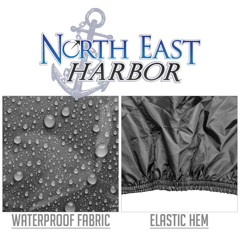 North East Harbor Waterproof Durable Tear-Resistant 5th Wheel RV Motorhome Cover Fits Length 37&s;-41&s; Feet New Fifth Wheel Travel Trailer Camper