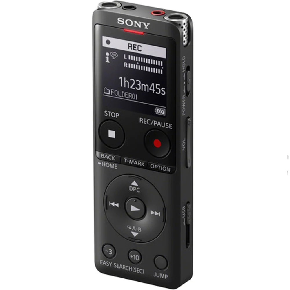 Sony UX570 Digital Voice Recorder + Shotgun Microphone Accessory Kit