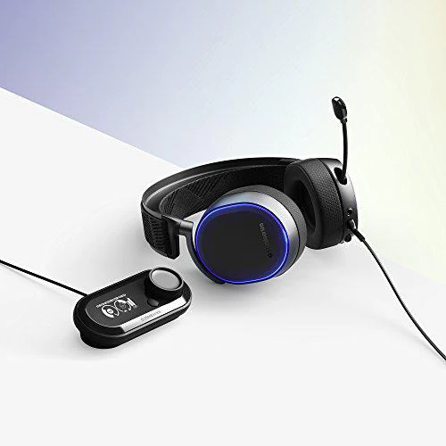 steelseries arctis pro + gamedac wired gaming headset - certified hi-res audio - dedicated dac and amp - for ps5/ps4 and pc -