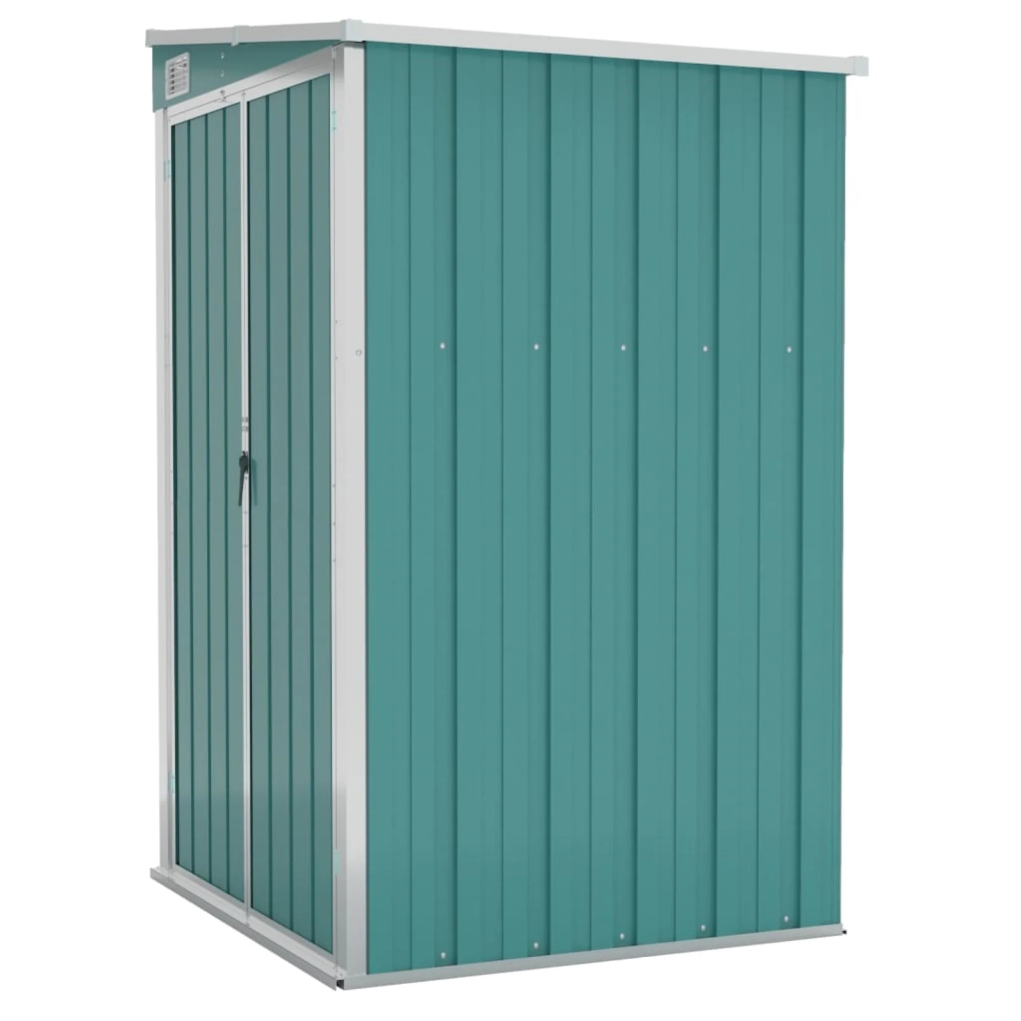 vidaXL Wall-mounted Garden Shed Green 46.5