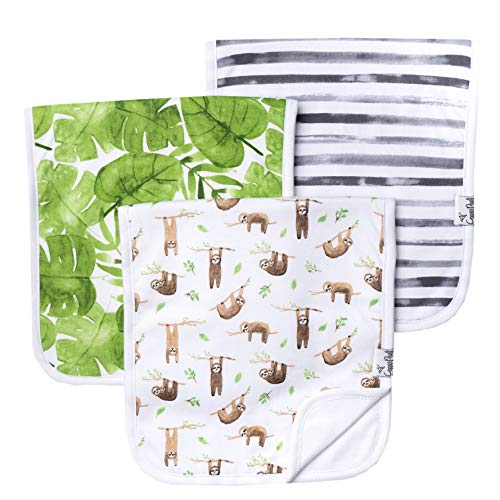 Copper Pearl Baby Burp Cloth Large 21&s;&s;x10&s;&s; Size Premium Absorbent Triple Layer 3 Pack Gift Set 