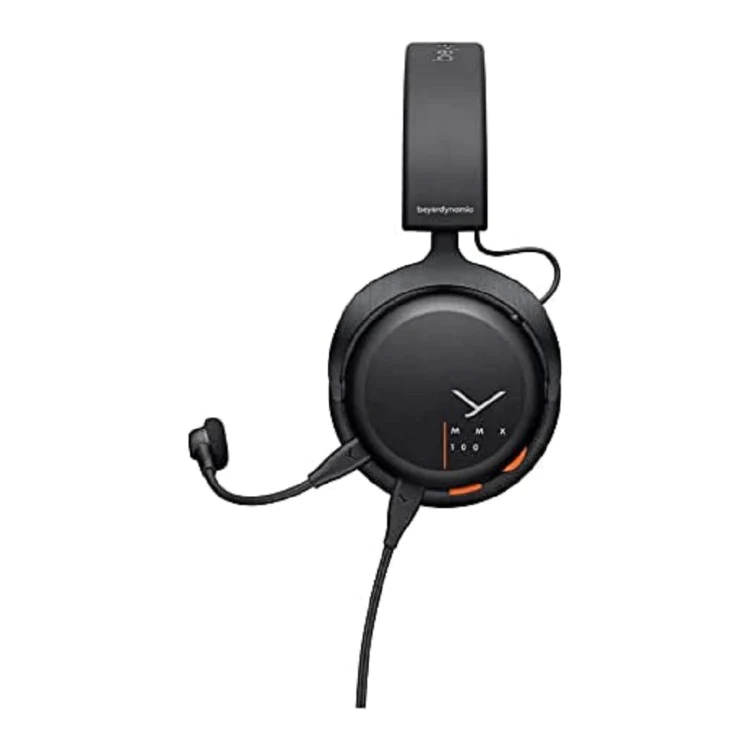 Beyerdynamic MMX 100 Analog Gaming Headset (Black) with Hardshell Headphone Case