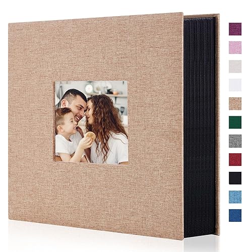 Artmag Photo Album 4x6 600 Large Capacity Linen Album Book Holds 600 Horizontal and Vertical Photos for Family Wedding Anniversa