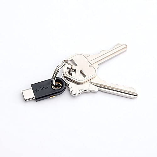 Yubico YubiKey 5C - Two Factor Authentication USB Security Key, Fits USB-C Ports - Protect Your Online Accounts with More Than a
