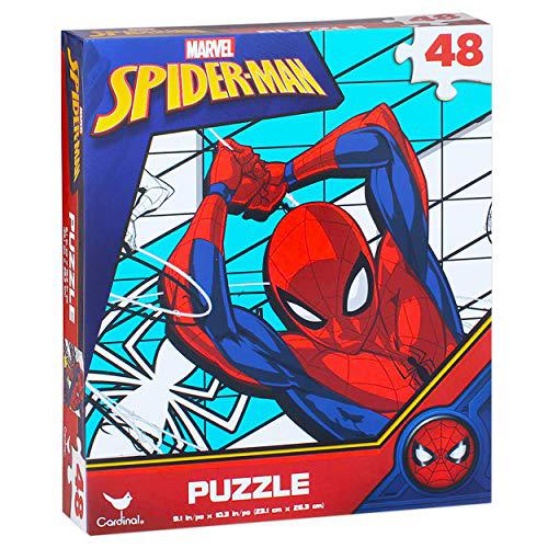 Marvel Shop marvel spiderman jigsaw puzzle for kids bundle spiderman activity set - 3 pack spiderman jigsaw puzzles 48 piece each with sp