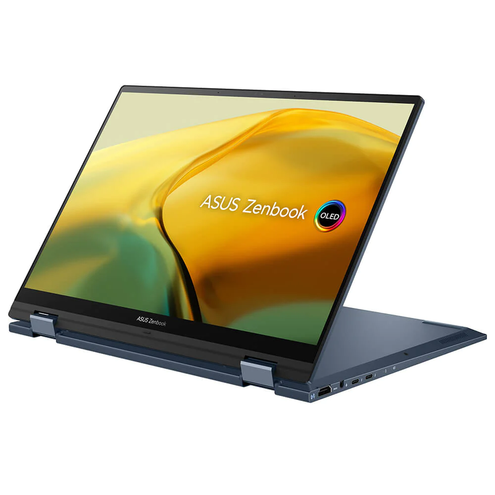 Asus UP3404VADS74 14 inch Zenbook Flip 2-in-1 OLED Laptop - Intel Core i7-1360P - 16GB/1TB SSD - Ponder Blue