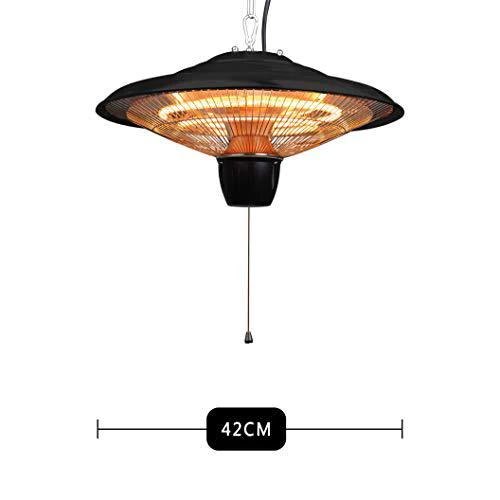 donyer power 1500w outdoor/indoor electric patio heater, ceiling mounted, iron