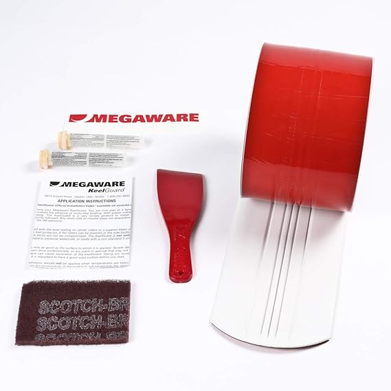 Keelguard Bow Protector, White, 9&s;