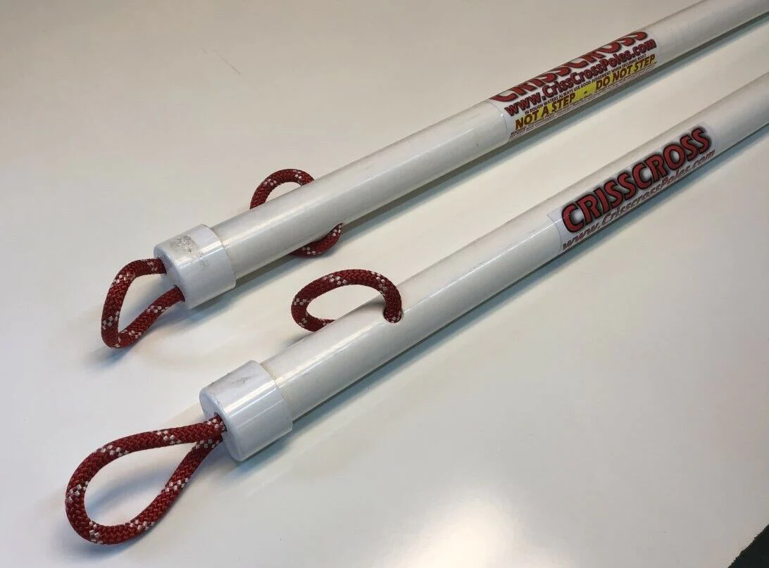 Vital All-Terrain CrissCross Poles for Boat Mooring / Docking replaces Dock Pier Bumpers or Whips