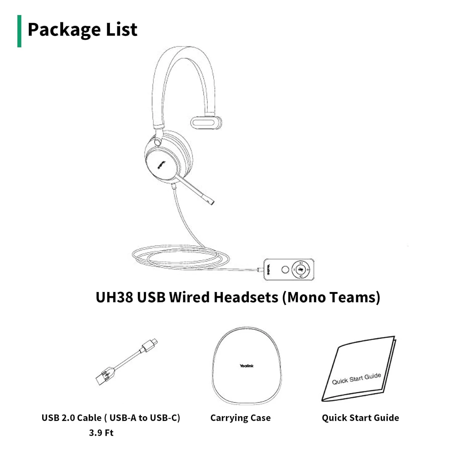 Zell Electronics Zell Usb Headset Uh38, Wired Softphone Headset Teams Certified With Microphone,In Line Controls Built In Bluetooth, Connect T…