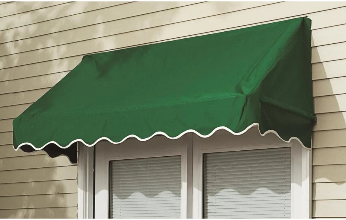 Generic CASTLECREEK 6&s; Window Door Awning Sun Shade Canopy Outdoor Patio Cover, Hunter Green