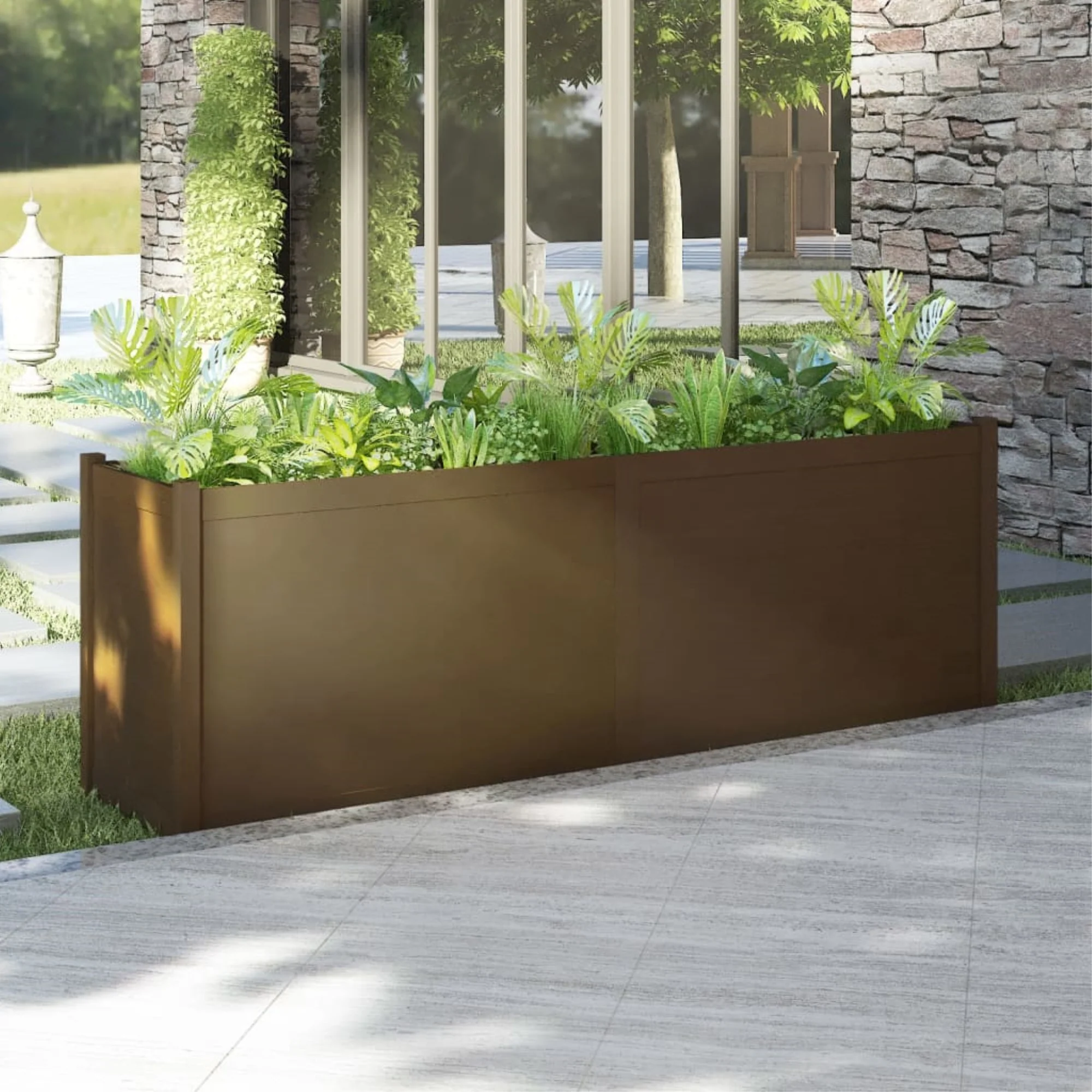 vidaXL Garden Planter Honey Brown 78.7